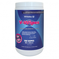 VIRACLEAN V-WIPES 180X250MM (210561) TUB/100