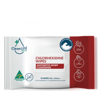 PLASTIC FREE CHLORHEXIDINE WIPE (CLM00023) PKT/10