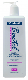 BACTOL 90%  ALCOHOL SURGICAL HAND RUB 500ML EACH