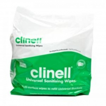 CLINELL UNIVERSAL WIPES REFILL (CWTUB100R) PK/100