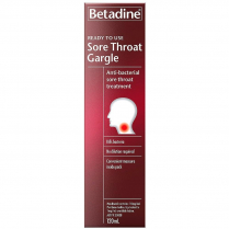 BETADINE THROAT GARGLE RTU (012254) 120ML