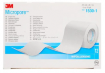 MICROPORE TAPE BULK PACK 25MM (1530-1) BOX/12