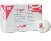 TRANSPORE POROUS TAPE 25MM (1527-1)  BOX/12