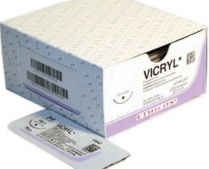 SUTURE VICRYL RAPIDE 6/0 45CM (W9913)  BOX/12