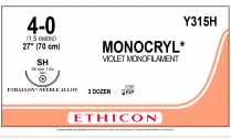 SUTURE MONOCRYL 4/0 (Y315H)  BOX/36