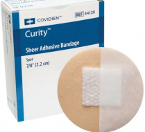 CURITY SHEER SPOT BANDAGE 7/8 (44120) BOX/100