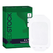 MEDSTOCK TRANSPARENT FILM DRESSING 6X7CM BOX/100