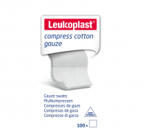 GAUZE SWAB N/S 7.5X7.5CM LEUKOPLAST (71235-02) P100