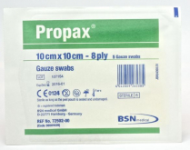 GAUZE SWAB PROPAX ST 10X10CM (72502-00) PACK/5