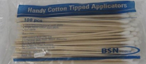 COTTON TIP SWABSTICK 15CM S/END     PACK/100