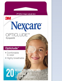 NEXCARE OPTICLUDE EYE PATCH REG (1539) BOX/20