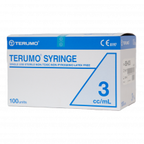 SYRINGE 3ML TAPER TIP TERUMO (ISS*03S)    BOX/100