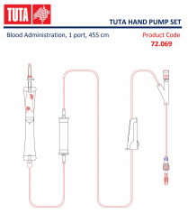 ADMIN BLOOD TRANSFUSION SET IV TUTA (72.069H) EA