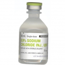 SODIUM CHLORIDE 0.9% 50ML PFIZER  10X50ML BOTTLES