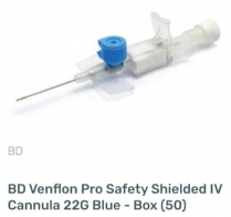 VENFLON 2 IV CATHETER 22G  (391891)      BOX/50