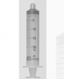 SYRINGE 20ML LUER LOCK BD (300629)    BOX/120