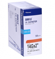 SURFLO IV CATHETER 14GX51MM         EACH