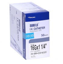 SURFLO IV CATHETER 16GX32MM         EACH