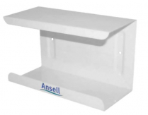 DISPENSER GLOVE ANSELL SINGLE WHITE METAL  EACH