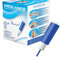 MEDLANCE PLUS SAFETY LANCET 21G (9551)  BOX/200