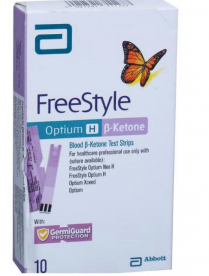 FREESTYLE OPTIUM H-KETONE BLOOD STRIPS BX/10