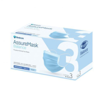 FACEMASK SURGICAL LEVEL 3 E/L MEDICOM BLUE (2215) BX50