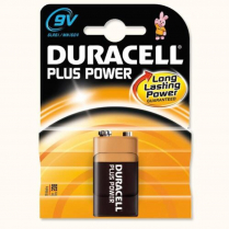 BATTERY DURACELL 9V (DMN1604)     EACH