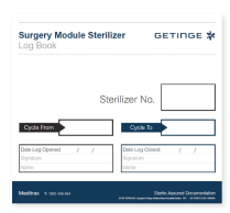 M/TRAX SURGERY MODULE STERILIZER LOG BOOK (SSM00/6)