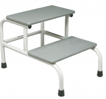 STOOL TWO STEP EPOXY BLACK (AX393BLACK)    EACH