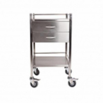 TROLLEY PREMIUM S/S 2 DRAWER 50X50X90CM (TR9002) EA