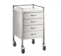 TROLLEY PREMIUM S/S 4 DRAWER 50X50X90CM (SST04) EA