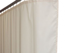 CURTAIN TO SUIT HOSP. TRACK 4M DUNE (1368D)  EACH