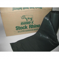 BAG GARBAGE 76L  BLACK RHINO-X   ROLL/25