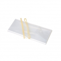 FREEZER BAG W/RUBBER BANDS 30X45CM (DEF66) BX/100