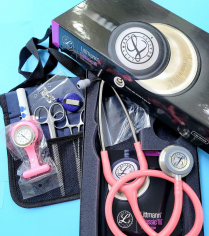 NURSE KIT WITH LITTMANN CLASSIC III STETH PEARL PINK