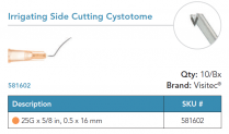 IRRIG CYSTOTOME 25G (581602)  PACK/10