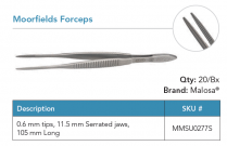 MMSU0277S MOORFIELD FORCEP DISP ST PK/5